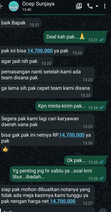 Foto testimoni dari Ocep Sunjaya